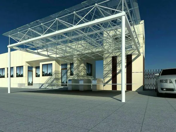 Roofing Space Frame Structures For Dormitories Hot-dip Galvanized photo-3