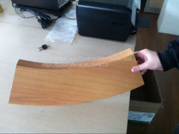 Aluminum Square Pass Integrated Ceiling Original Ecological Wood Grain Bank Hall Order photo-5