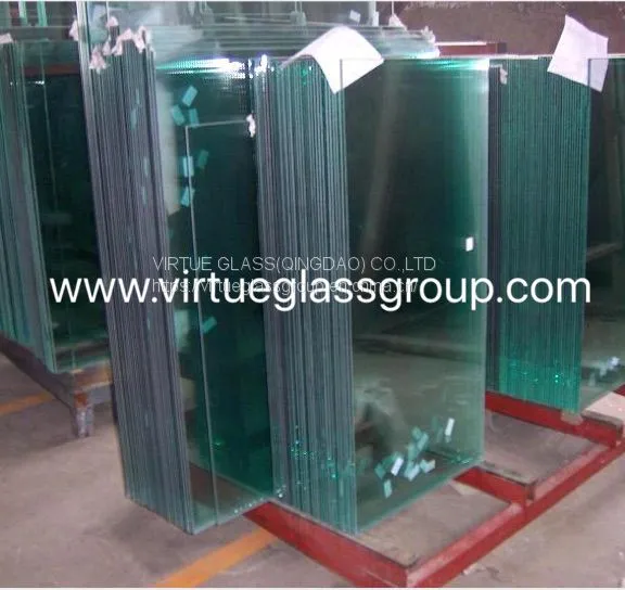 Manufacturer 6mm 8mm Custom Door Tempered Glass Panel photo-2