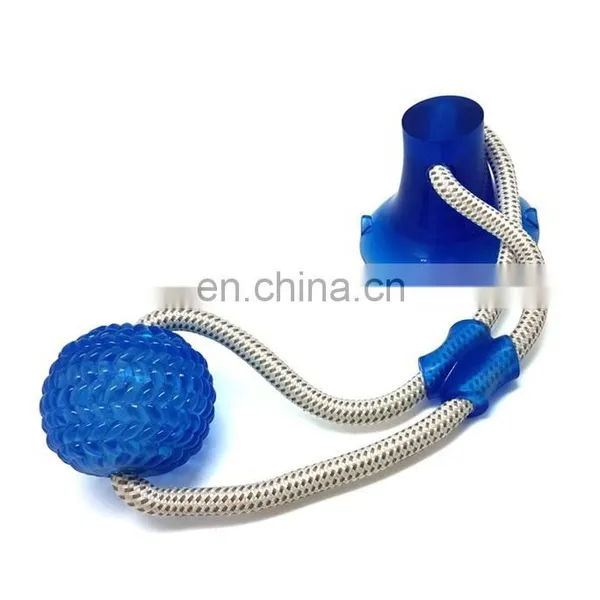 2021 Hot Selling Indestructible Dog Chew Toy Tug War Toy Suction Cup Ball Interactive Toy for Dog photo-4