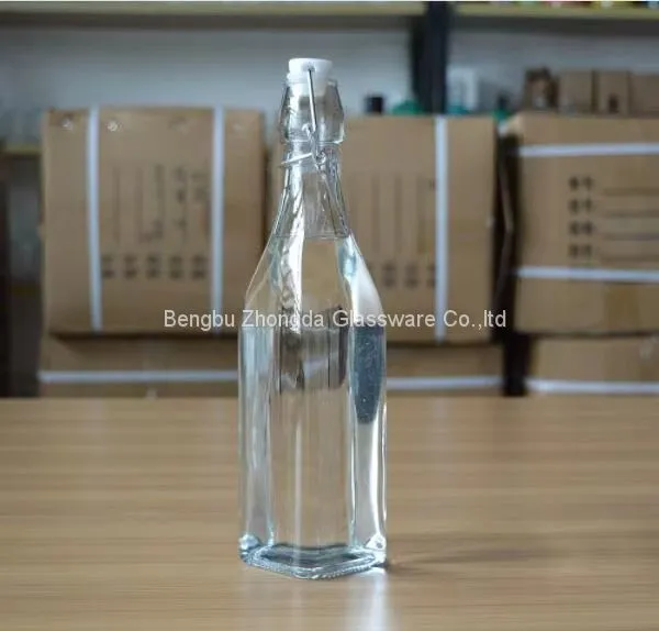 Airtight Glass Bottle With Tight Closure(250ml 330ml 500ml 750ml 1000ml) photo-3