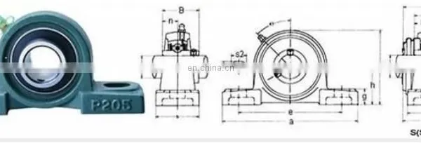 High Quality Cast Steel Long Life Chinese Ntn Pillow Block Bearing P207 P209 photo-6