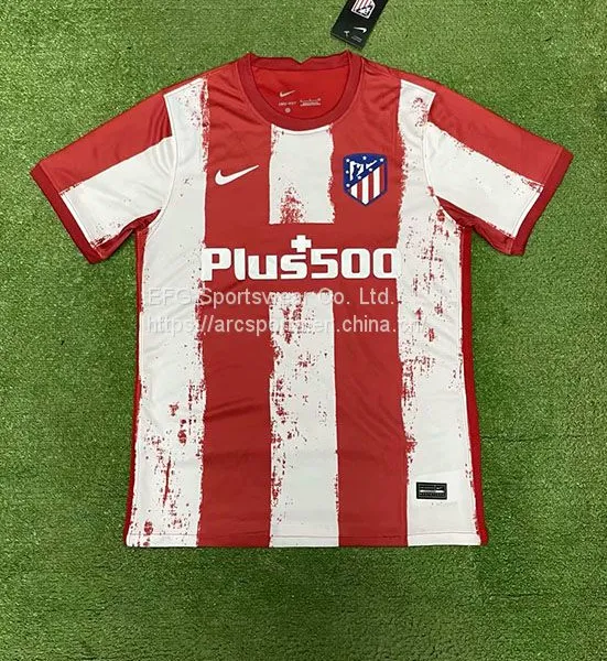 2021/22 Season Atletico Madrid Home Thailand Jersey