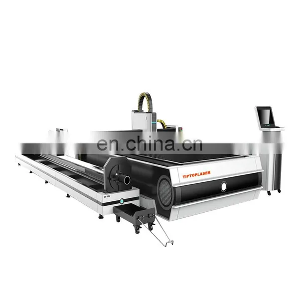High Precision Sheet Metal and Tube Fiber Laser Cutting Machine for Round and Square Pipe photo-2