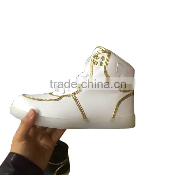 2016 Unique Latest Fashion Adults Led Shoes/led Flashing Shoes/led Shoes Sneakers Hot Selling USB Charging photo-4