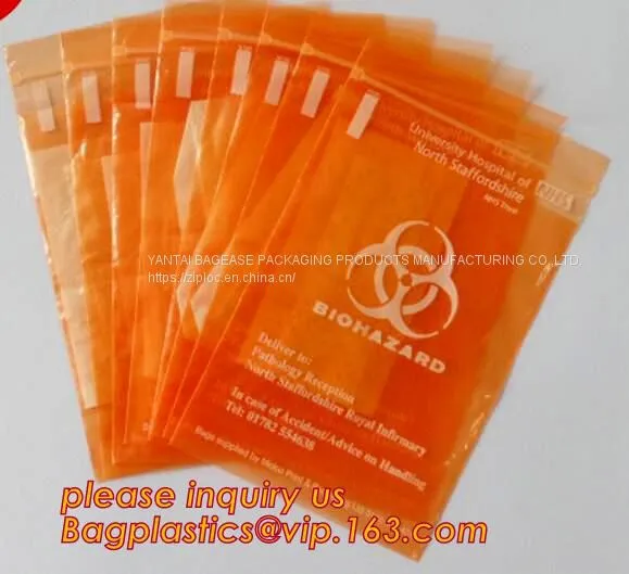 Medical Grade Laboratory Specimen Bag, Insulated Medical Bag/sterile Biohazard Specimen Envelope/laboratory Specimen Bag photo-5