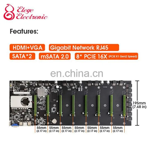 S37 Cpu 8 Video Card Slot Memory Adapter Integrated Vga Interface Low Power Consumption S37 Motherboard photo-5