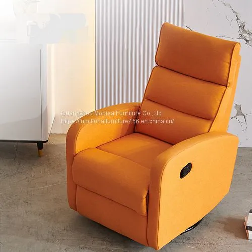 New Single-Seat Manual Function Sofa Modern Minimalist Electric Can Shake Lunch Break Function Flannel Sofa Recliner photo-3