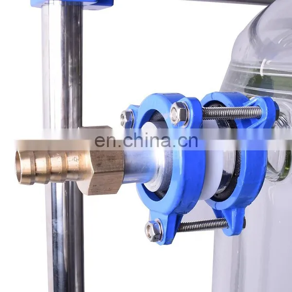 Pharmaceutical Vacuum Reaction Double Layer Jactked Glass Reactor photo-4