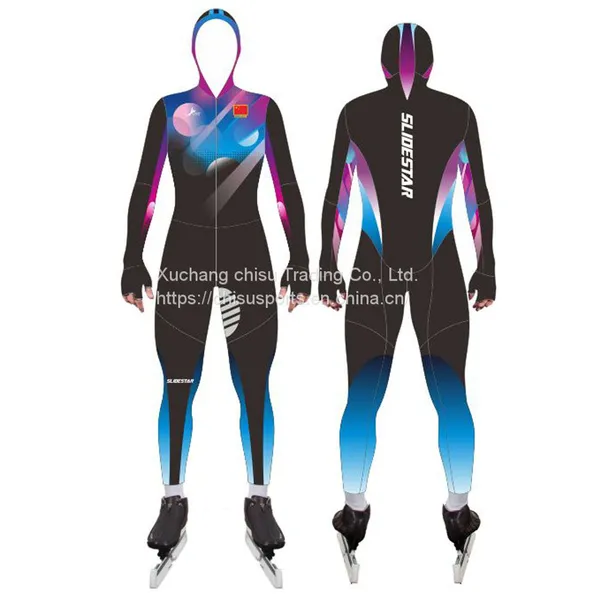 Customized Breathable One Piece Sportswear Customized Best Quality Inline Skin Suit Wholesale Speed Racing Skating /skiing Suit photo-5