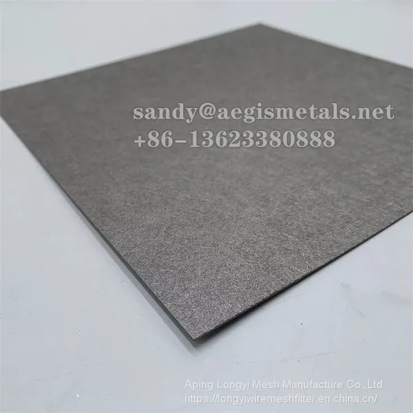 0.5MM Ni Felts for Water Electrolysis Metal Sintered Nickel Fiber Felt