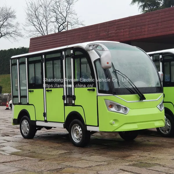 14 Seat Short Commuter Bus Electric Sightseeing Bus photo-5
