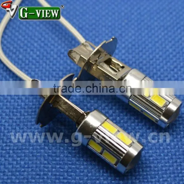Top Sale High Lumen H3 Led Fog Lamp,Samsung 5630 h1 h3 Led Car Light , 10smd 5630 Auto Led h3