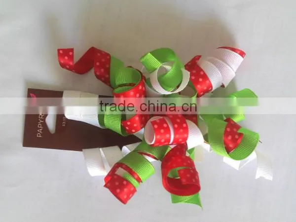 Fabric Wrapping Curly Ribbon Bows/Giftwrap Curling Bow Made by Fabric photo-2
