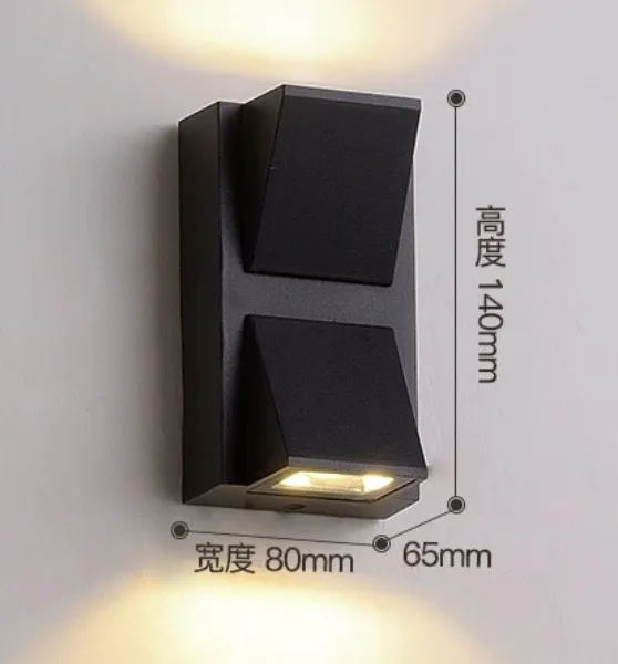 Modern Simple Outdoor Waterproof LED Wall Lamp Hotel Creative Corridor Staircase Corridor Living Room Bedside Wall Lamp Bedroom photo-5