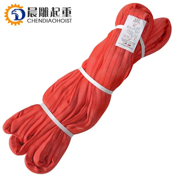 Double Eyes Round Sling, Soft Sling Lifting Belt photo-3