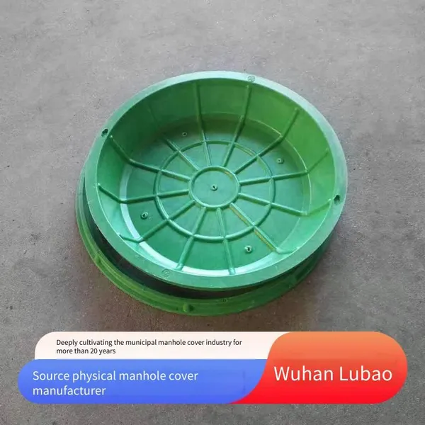 Lubao Composite Material Grass Planting Manhole Cover Manufacturer - Round 700mm Invisible Green Manhole Cover for Sunken Gardens photo-2
