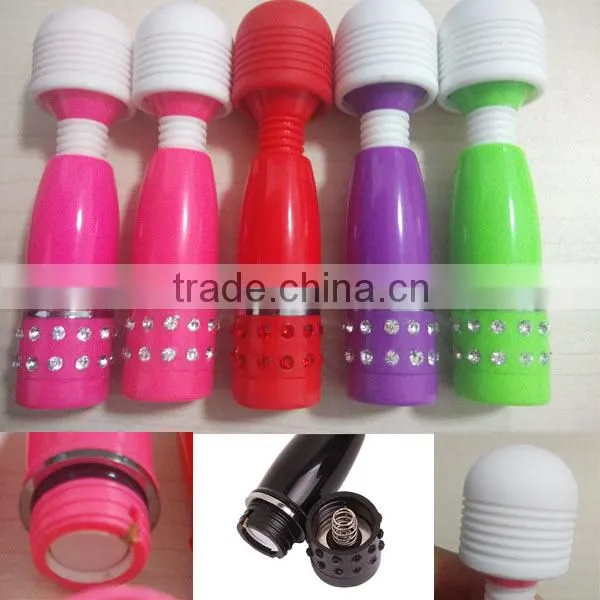 Pocket Mini Cute Wand Massager Strong Motor Vibration Sex Vibrator Penis Massager Sex Toys photo-2