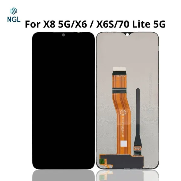 Для Honor X8 5G/X6 / X6S/70 Lite 5G Дисплей LCD, сенсорный экран, заменяемый блок цифрового преобразователя