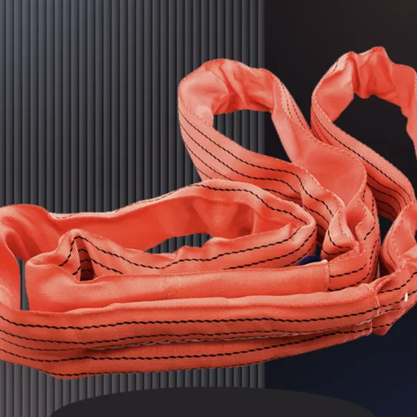 Flat Woven Lifting Sling With Tags 2:1 Proof Load 5:1 Break Strength 3in Width