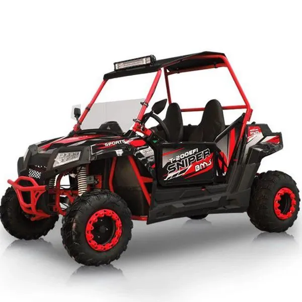 Luxury 200cc 4-Wheel Off-Road Recreational Utility Compact CVT EPA EEC Certified 2WD Electronic Fuel Injection Side-by-Side UTV