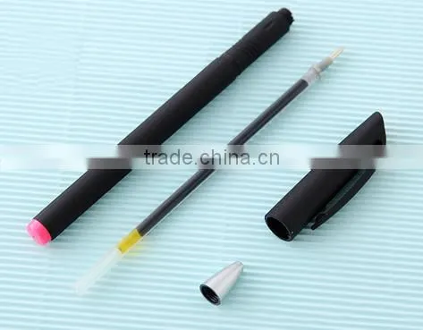 Black Business Bullet Gel Ink Pen With Frosted Penholder and Customized Logo Supplier's Choice photo-4