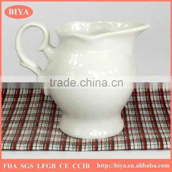 Chaozhou Produce Factory Directly Porcelain Small Sauce Pot Milk Jar,milk Pot, Juice Jar and Coffee Jar,spice Jar photo-2
