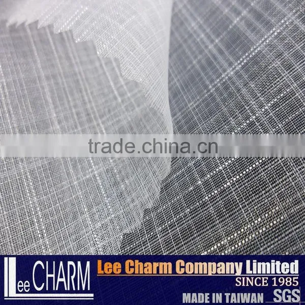 Polyester Organza Big Check Design Fabric photo-6