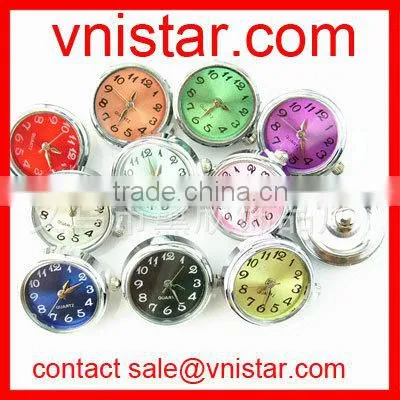 Vnistar Aqua Blue Watch Face Snap Button NC001-3, Fit Button Ring and Button Bracelet photo-3