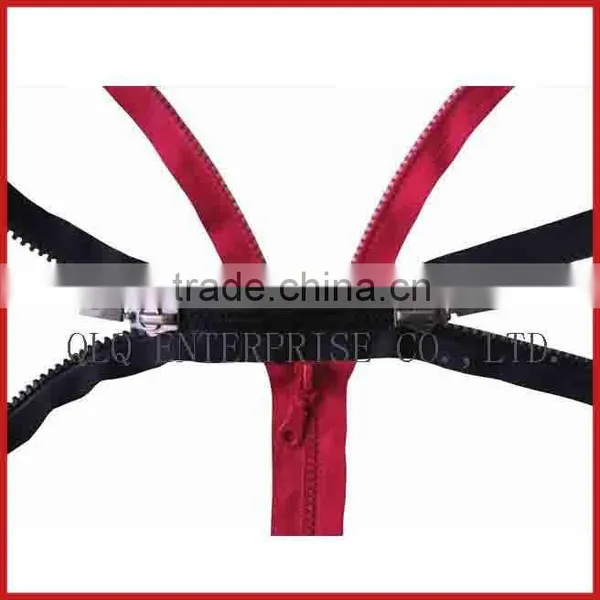 Gold Plastic Finished Zipper