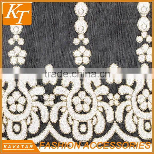 Kavatar Brand China Manufacturer Offer Embroidery Lace Fabric photo-3