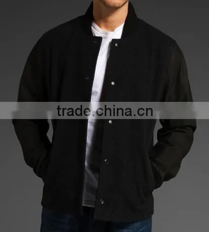 Cotton Fleece Varsity Jacket,custom Cotton Fleece Varsiy Jacket,customized Cotton Fleece Leather Sleeves Varsity Jacket photo-4