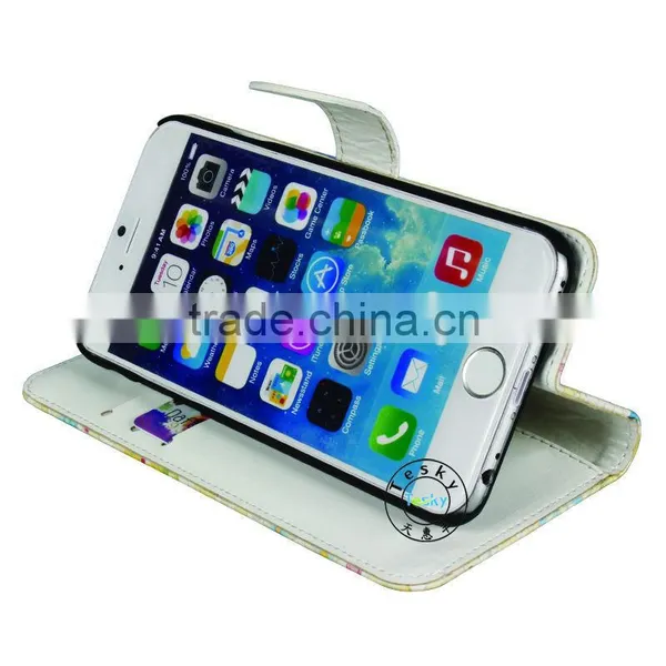 High Quality Wallet Case for IPhone6,for IPhone6 Flower Case photo-2