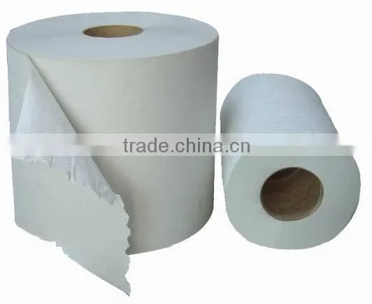 White/Brown/Blue 1PLY 40GSM Hand Towel Paper photo-5