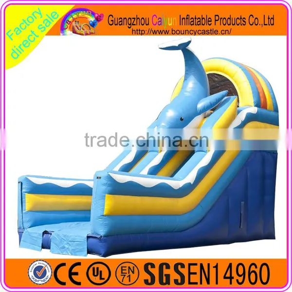 Blue Whale Inflatable Water Slide photo-4