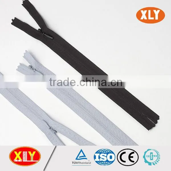 China XLY Zipper #7 Open End Polyester Tape Cheap Price Invisible Zipper photo-3