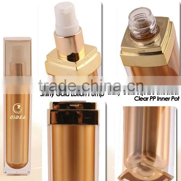 15ml 30ml Square Acrylic Lotion Square Bottle photo-2