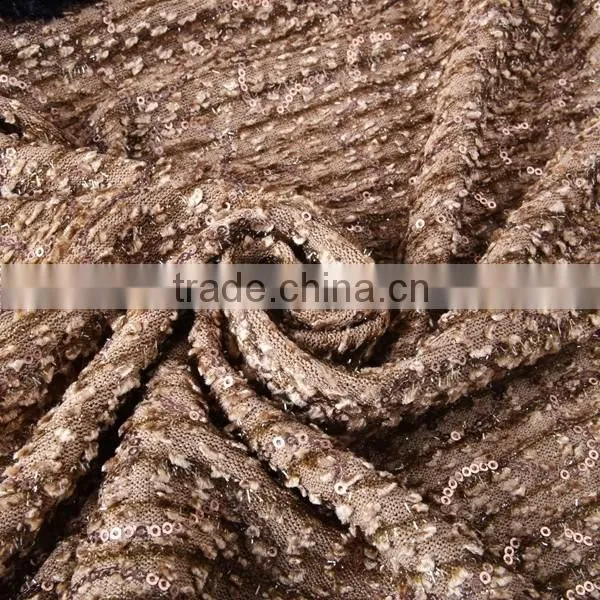 Lint Fabric Bottom 2 mm Sequins Embroidery African Swiss Lace Fabric photo-3