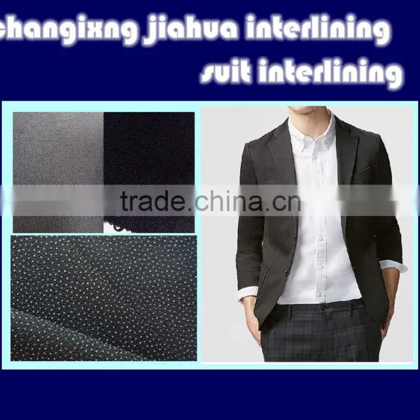 75D Fusible Stretch Knitted Woven Interlining,suit,uniform ,overcoat Adhesive Interlining
