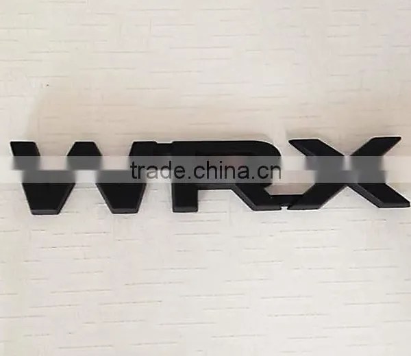 2015 Custom 3d Car Logo Plastic Chrome WRX Badge Emblem photo-5