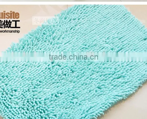 Long Pile Floor Mat With Anti Slip Base Shaggy Bath Mat photo-2