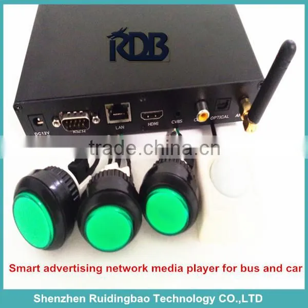 RDB Smart Advertising Network Media Player for Bus and Car DS009-153