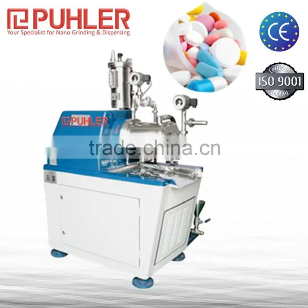 PUHLER Large Capacity Sand Ball Bead Milling Grinder Paint Horizontal Bead Mill From China