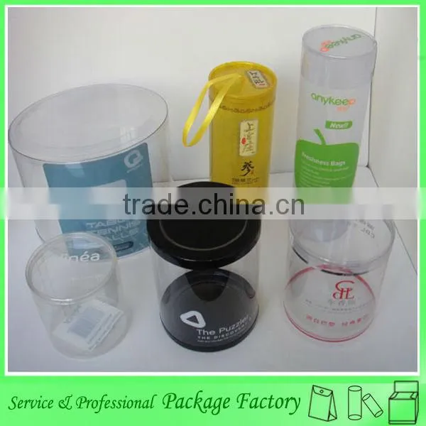 Newest PVC Cheap Cylinder Clear Plastic Retail Packaging Quality Choice