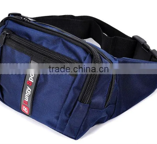 Blue 1680d Polyester Waist Bag