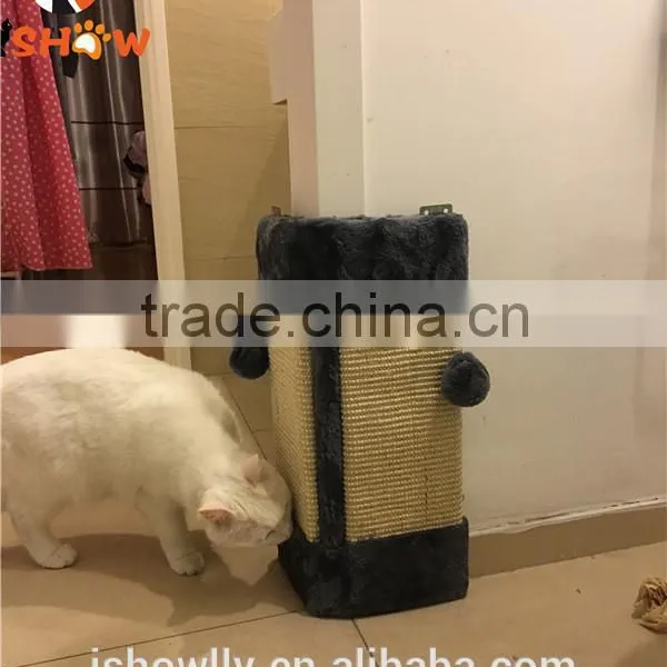 2016 New Cat Scratch Board Wall Sisal Scratch Board Stuff Ball Cat Toy photo-2