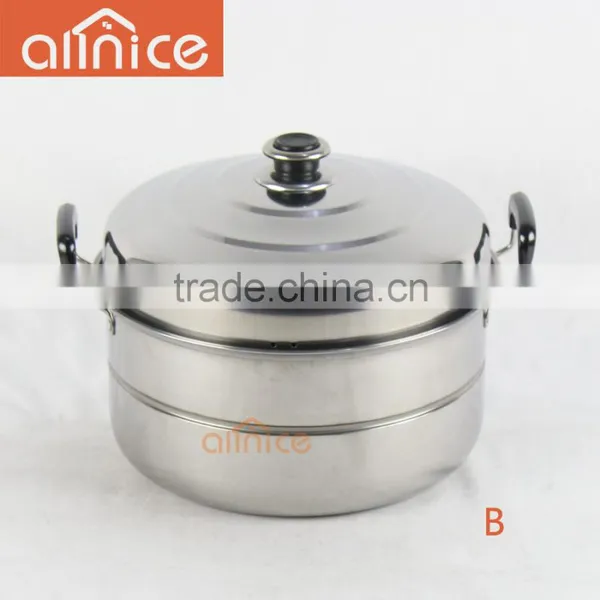 American-style High Pot With Steel Cover One Layer Steamer With Free Steamer Rack photo-4