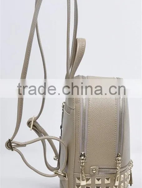 2016 Fashion Genuine Leather Backpack for Ladies photo-5