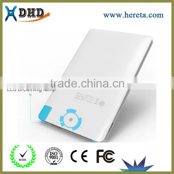 2000mAh Promotional Name Card Ultraslim Powerbank photo-4