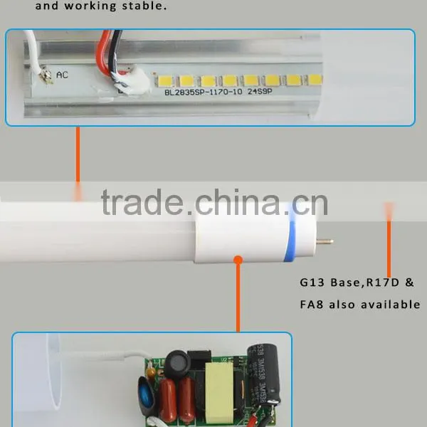 Super Bright Long Lifespan T8 LED Tube Lights for Vessel Warehouse Lighting photo-4